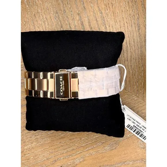 Coach Rose Gold Crystal Bezel WatchNew With BoxLuxury Gift